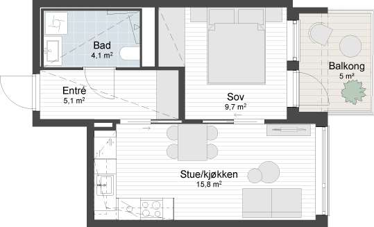 Plantegning 1